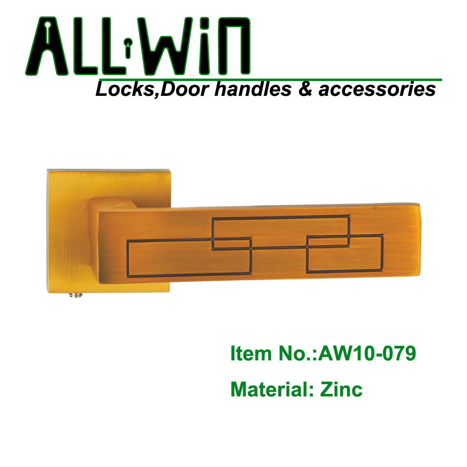 AW10-079 Chinese Modern Door Handle Manufacturer Coffee color