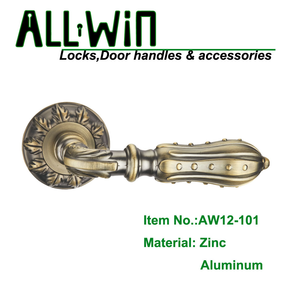 AW12-101 Interior Door Lock Ancient Handle