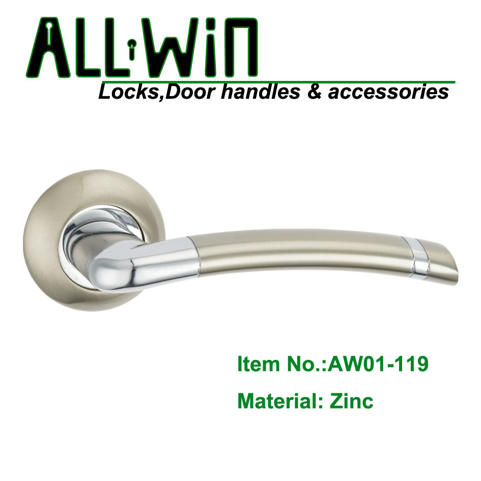 AW01-119 Popular Europe Design Door Lever Handle