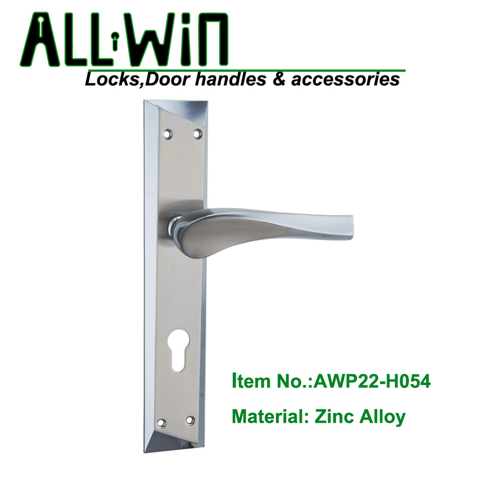 AWP22-H054 Quality Door Handle on Plate