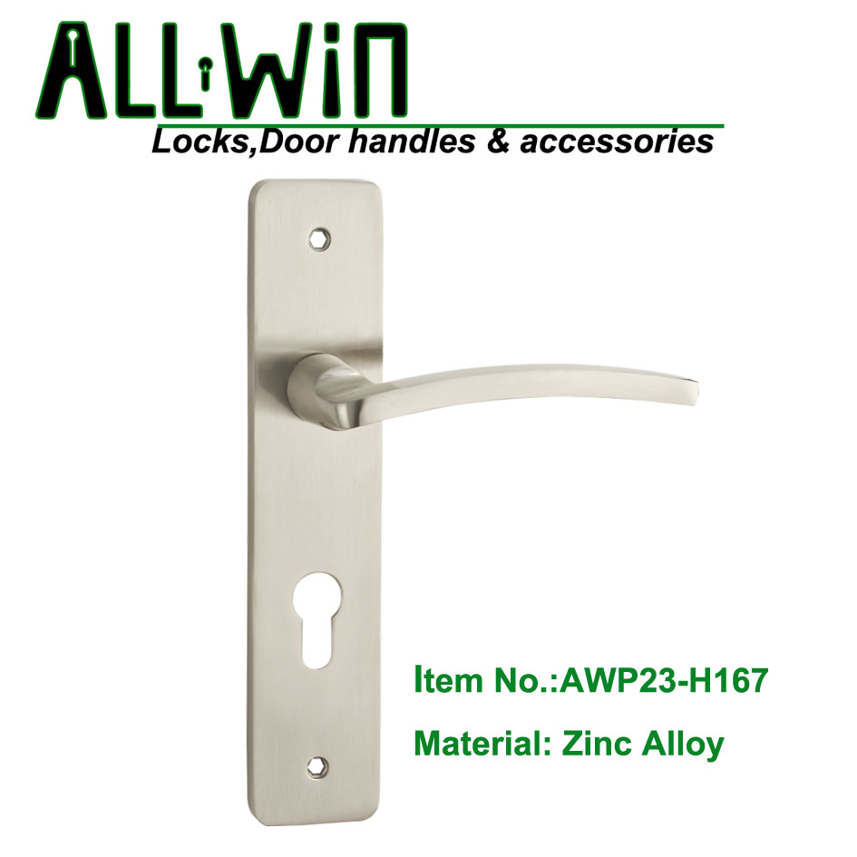 AWP23-H167 Zamak Door Handle On Panel