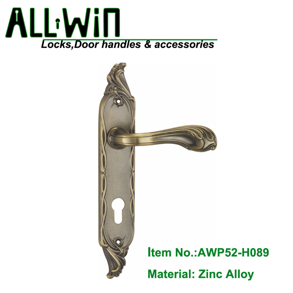 AWP52-H089 New Design Zinc Door Handle On Panel