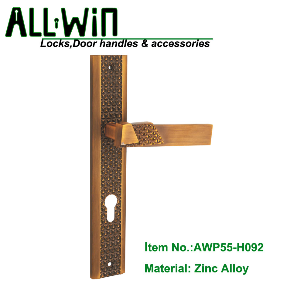 AWP55-H092 Ancient Door Handle On Panel