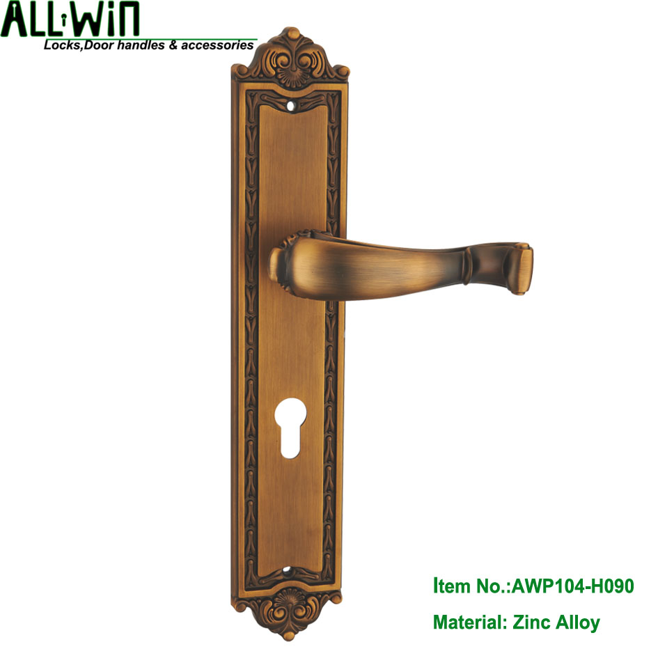 AWP104-H090  High Quality Zinc Mortise Big Panel Lock Handle