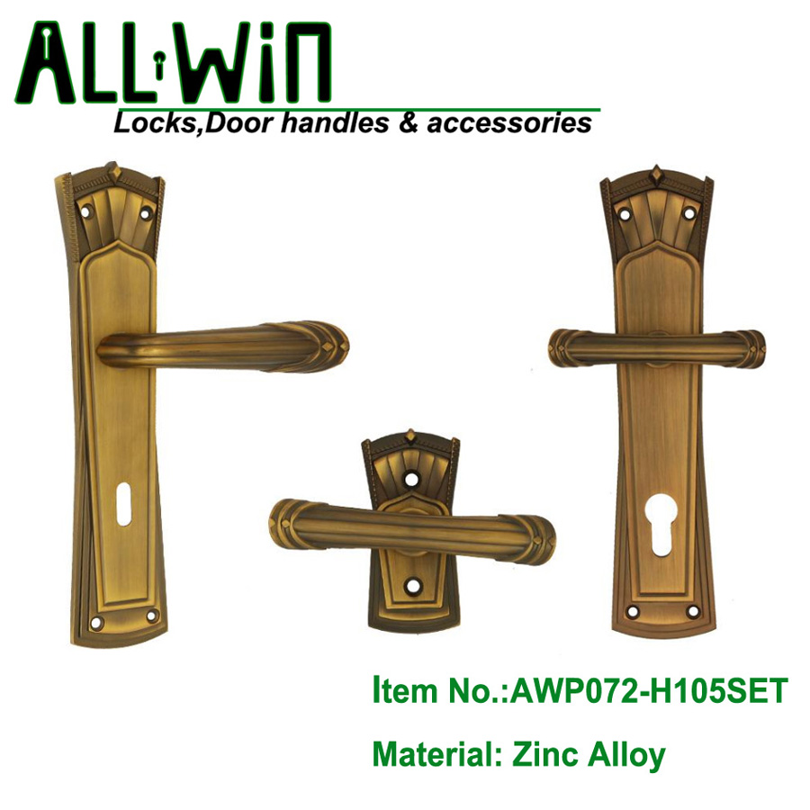AWP072-H105SET Egypt High Quality Zinc Door Handle