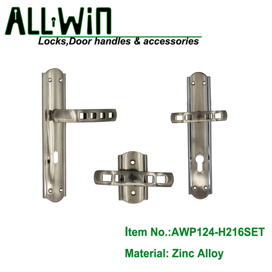 AWP124-H216SET Egypt Modern 5 set Zinc Door Handle
