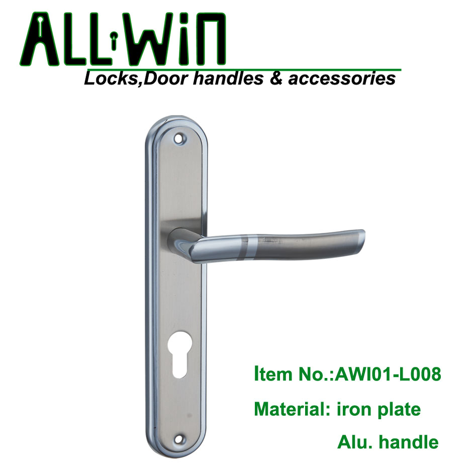 AWI01-L008 Iron plate Door Handle