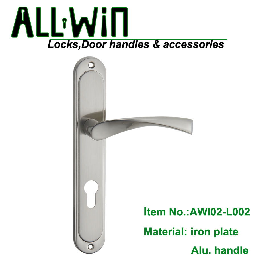 AWI02-L002 Cheapest Iron plate Door Handle