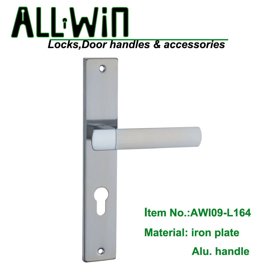 AWI09-L164 SNCP Iron plate aluminum Handle Door Lock Africa