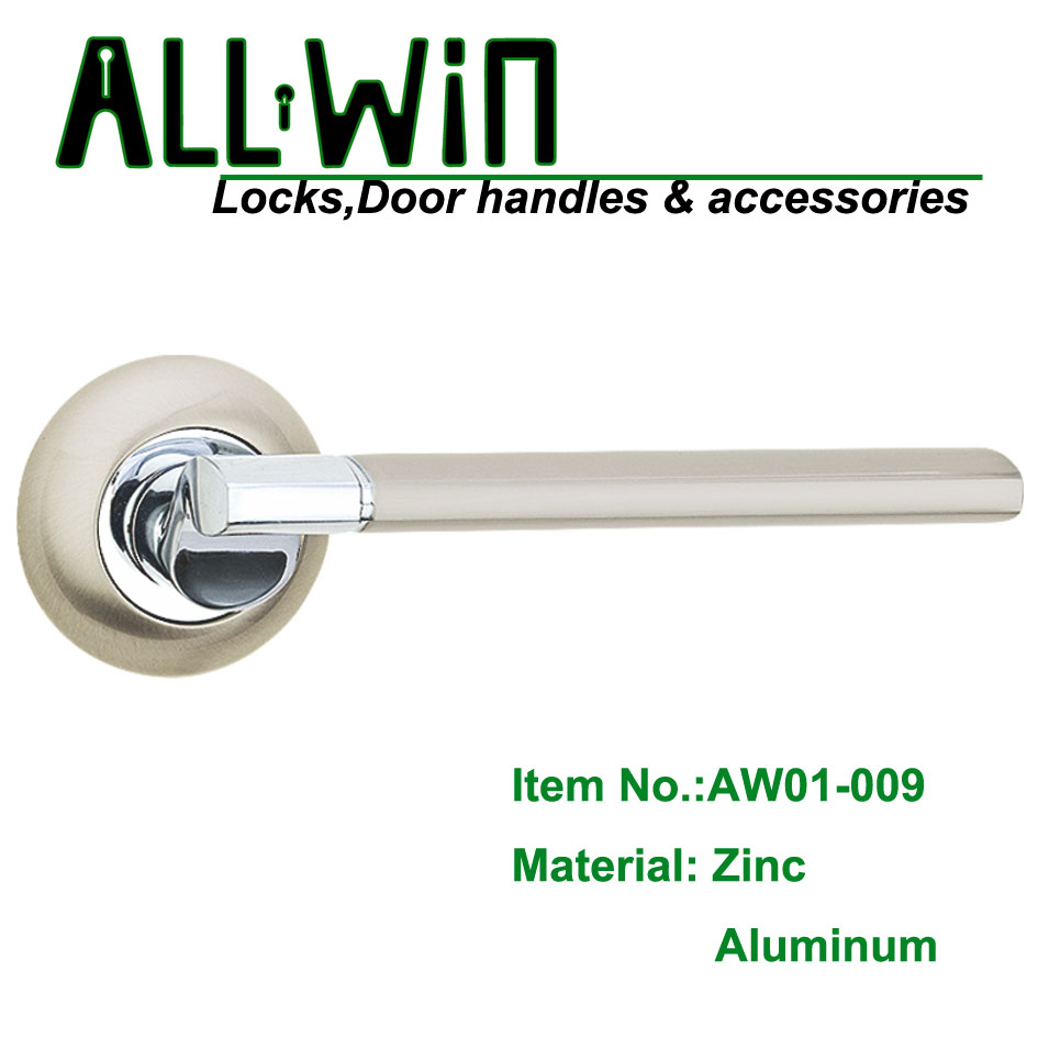 AW01-009 Satin Chrome Aluminum Door Handle