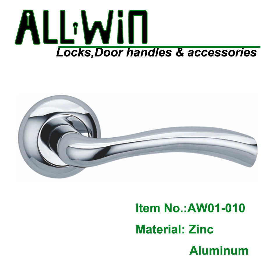 AW01-010 Aluminum Door Handle On Rose for Sale