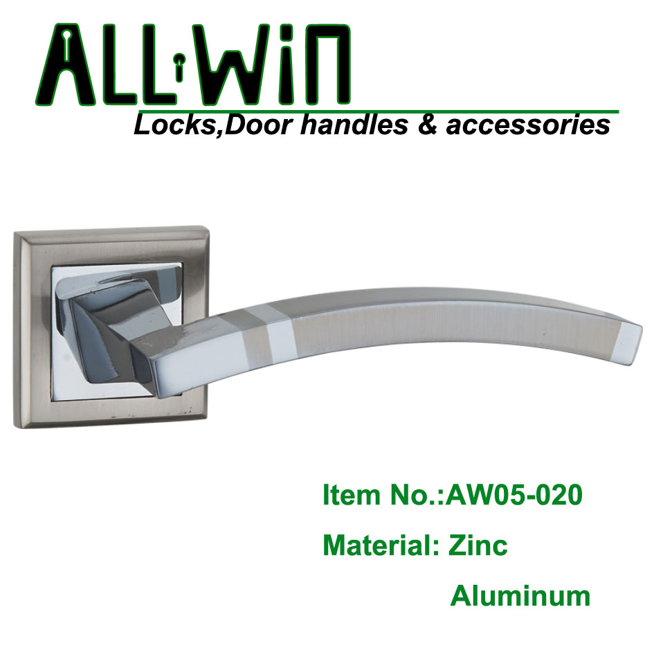 AW05-020 Russia Aluminum Wood Door Handle