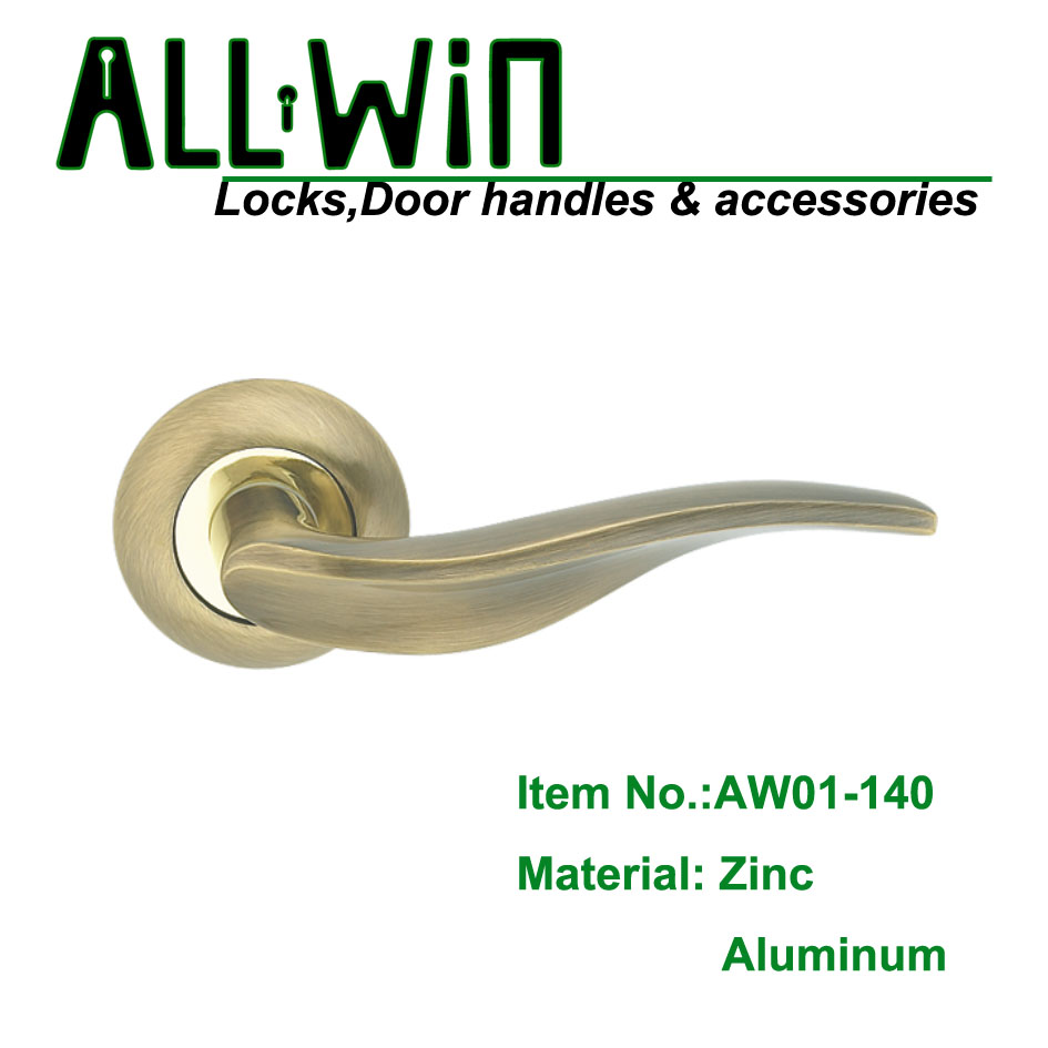 AW01-140 aluminum door lock handle