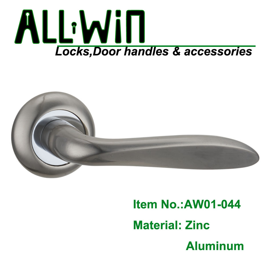 AW01-044 AB Door Handle on Rose
